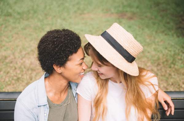 Lesbian couple in Audubon Park