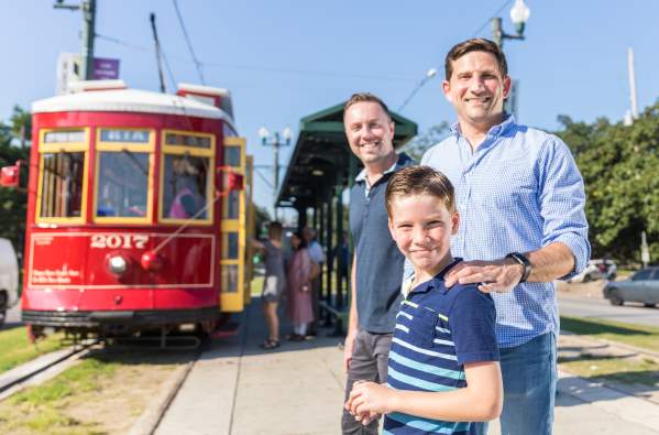 LGBT Family Rides the Streetcar