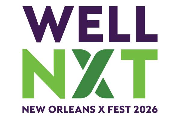 WellNXT New Orleans X Fest 2026 Logo Stacked