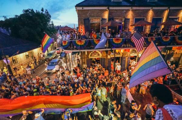 Gay Pride Parade 2015 on Bourbon Street