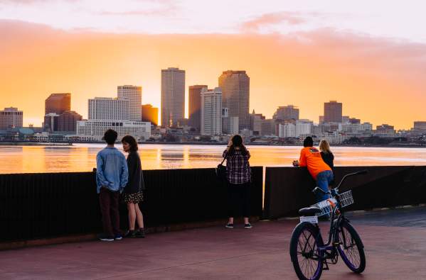 Crescent Park at Sunset - Bywater
