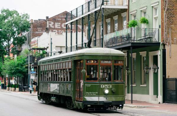 Streetcar downtown