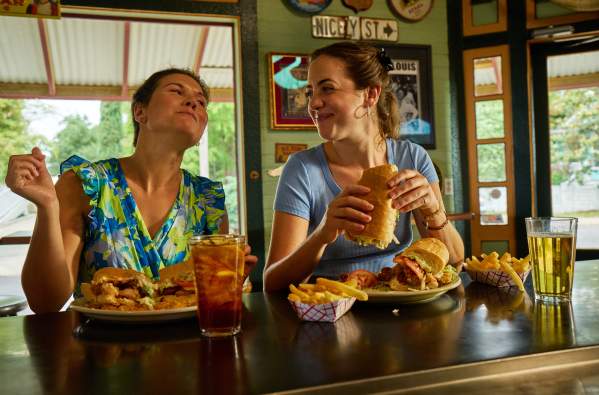 Po-Boys at Parkway Bakery