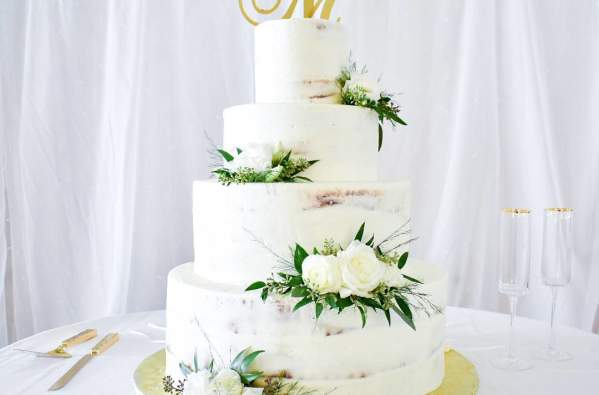 NOLA wedding cake