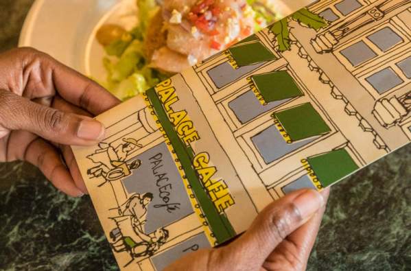 Palace Cafe menu