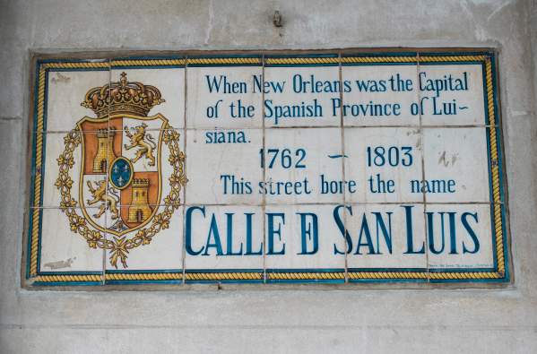 Spanish History Street Signs