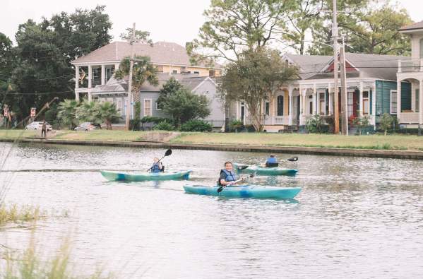 Kayaking on Bayou St. John