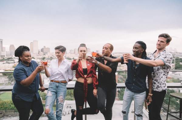 Drinks at the Hot Tin Rooftop Bar