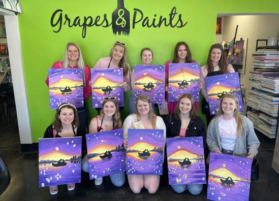 Grapes & Paints