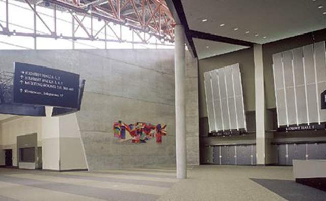 Lobby for Mountain Halls 1 & 2 at Mountain America Expo Center