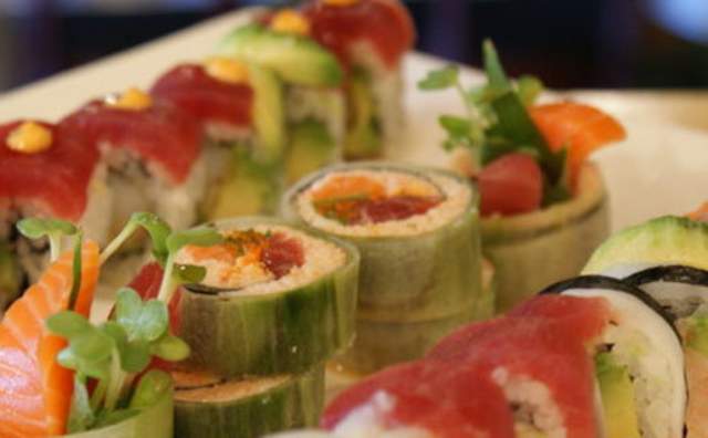 Sushi at Naked Fish Japanese Bistro
