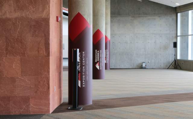 Hallway at Mountain America Expo Center