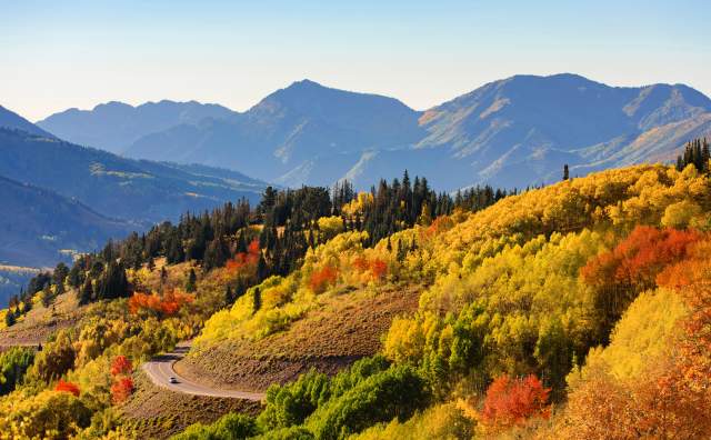 Image of Wasatch Mountain range.