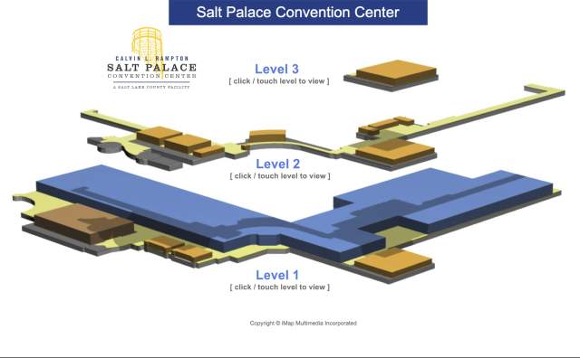 Salt Palace Convention Center Interactive Floor Plan