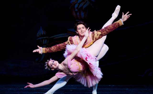 Ballet West's Christiana Bennett and Christopher Ruud in "The Nutcracker"