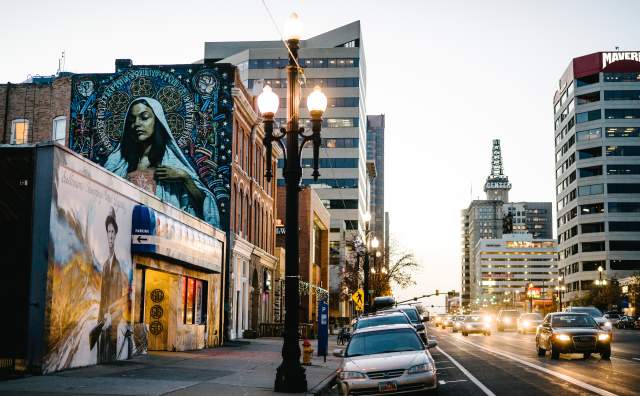 Downtown Salt Lake at Night