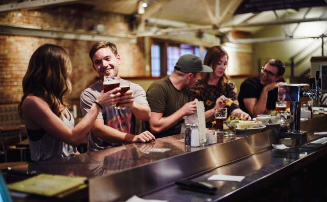 Friends at Desert Edge Brewery