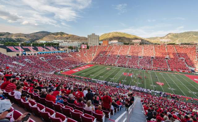 Football Game at University of Utah