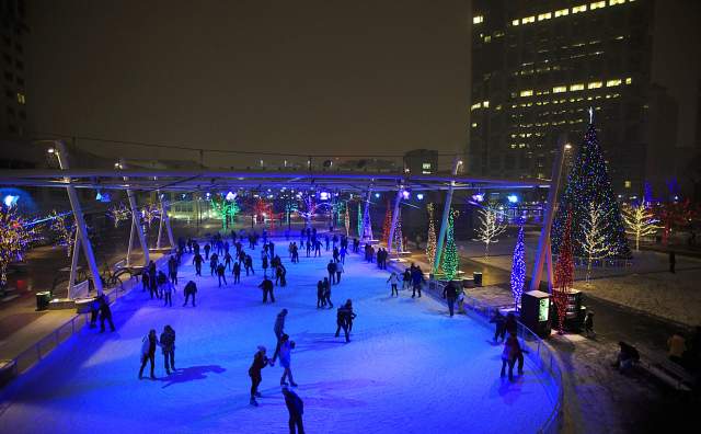 Ice Rink at The Gallivan Center