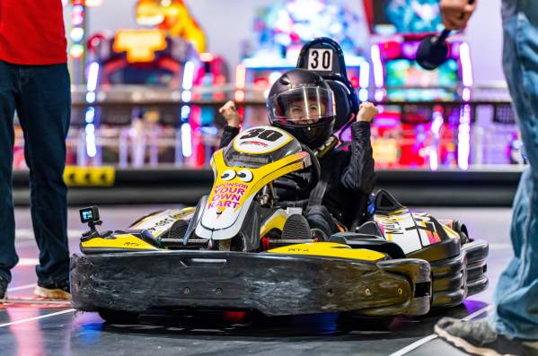 Full Throttle Adrenaline Park features go-karts, ax throwing and a rage room.