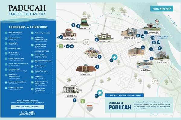 Paducah Area Map