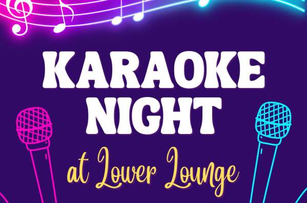Karaoke in the Lower Lounge