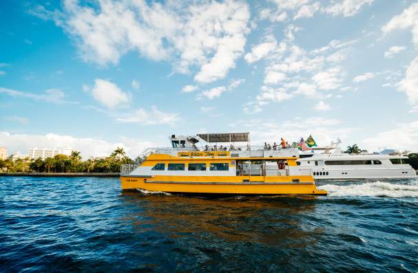 Water taxi in Fort Lauderdale