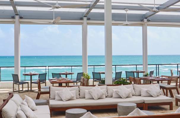 pier lounge area
