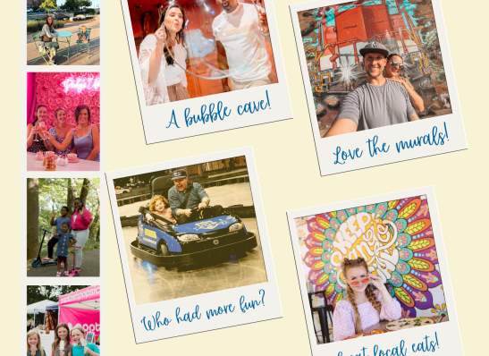 graphic cover with a variety of activities