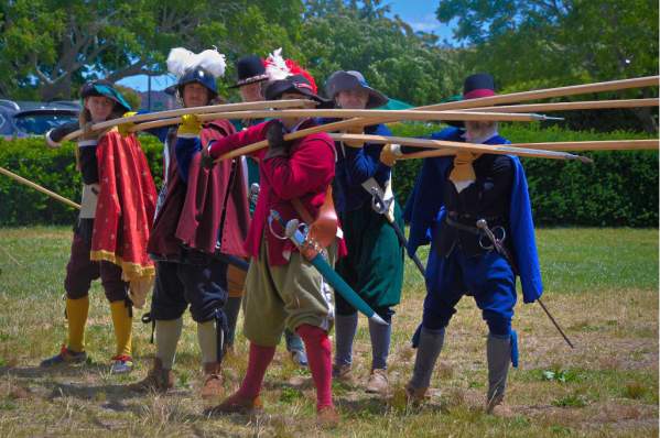 Arms and Armor Demonstration: 17th-Century Colonial Militia