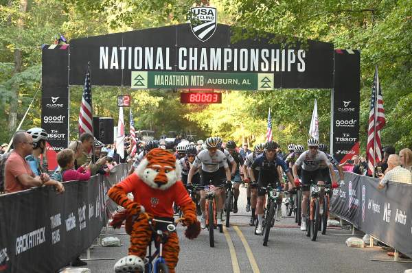 Marathon Mountain Bike National championship start line