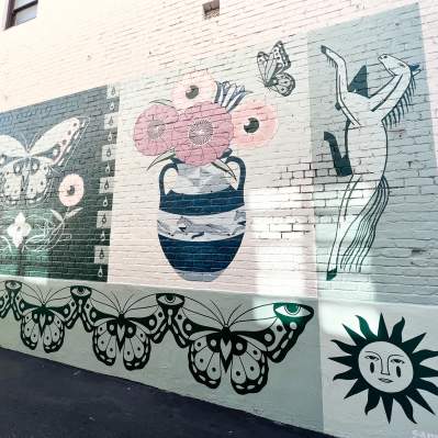 SLO CAL Mural in downtown San Luis Obispo