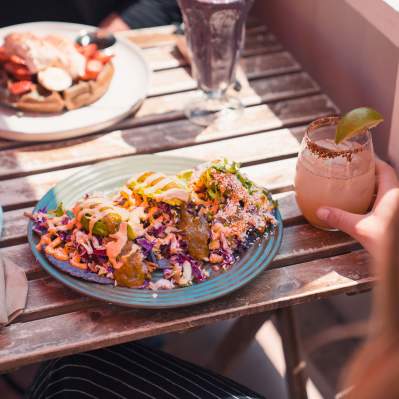 brunch items from Hidden Kitchen in Cayucos