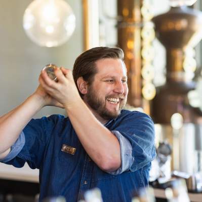 Bartender Shaking a Cocktail