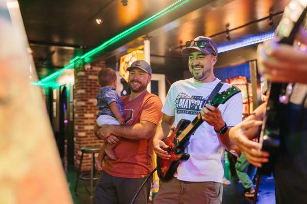 Guitar Hero at Stella's Pinball Arcade and Lounge