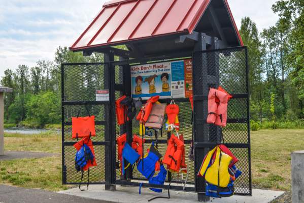 Life Jacket Lending Program at Clearwater Park