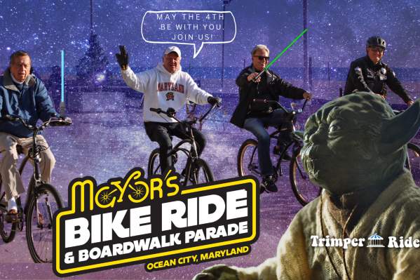 MAY THE 4TH BE WITH YOU - Mayor's Bike Ride & Boardwalk Parade