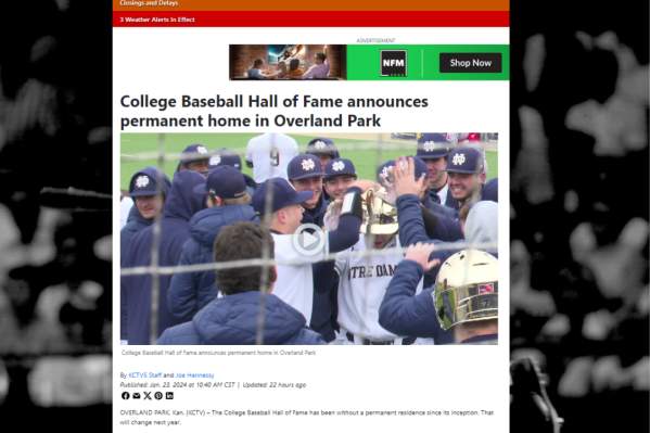 KCTV5 - College Baseball Hall of Fame