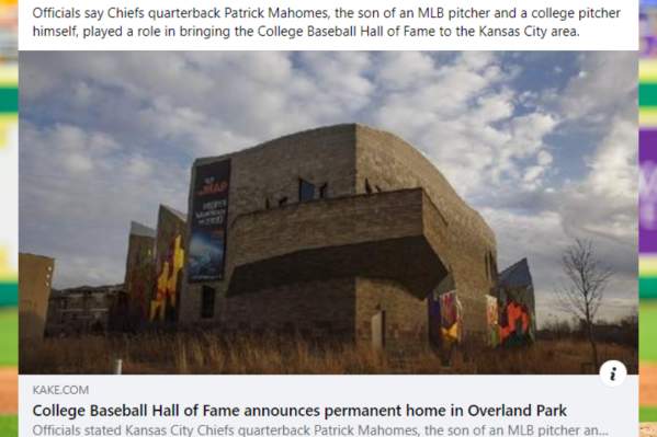 KAKE News - College Baseball Hall of Fame