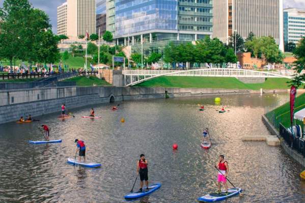 Paddleboarding Riverrock