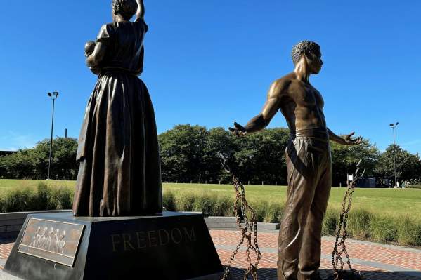 Emancipation and Freedom Monument on Brown's Island