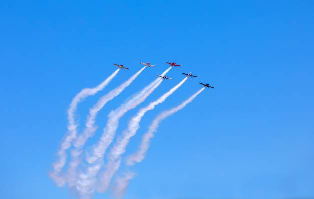 Planes Flying Over
