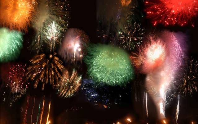 4th of July Fireworks Over Charlotte Harbor