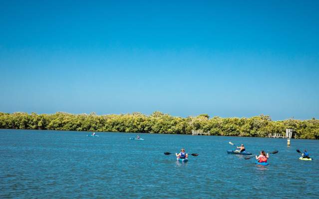 Kayakers Heading to Don Pedro State Park