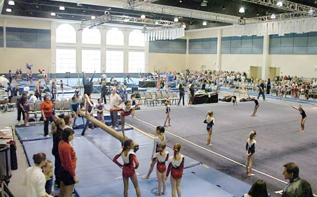Gymnastics Meet at Charlotte Harbor Event & Conference Center