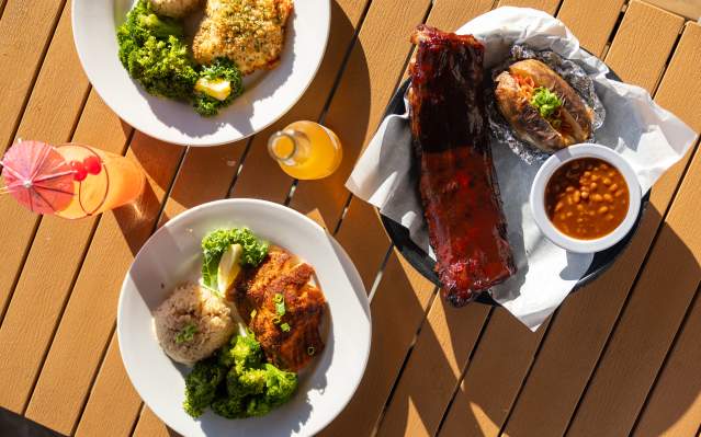 Dinner Entrée at Lighthouse Grill & Tiki Bar