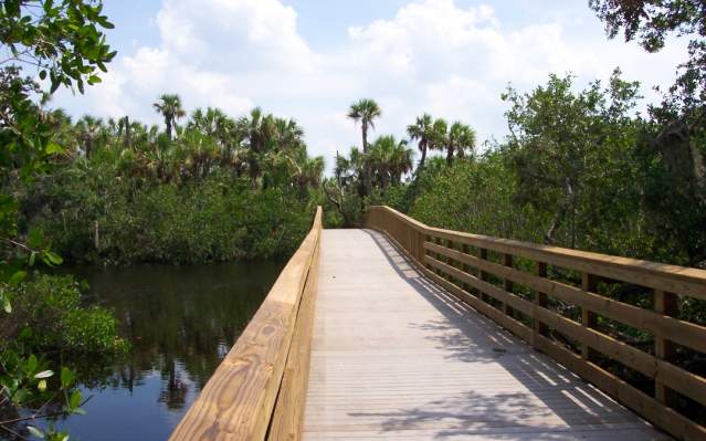 ADA-Accessible Boardwalk at Tippecanoe Environmental Park in Port Charlotte, Florida