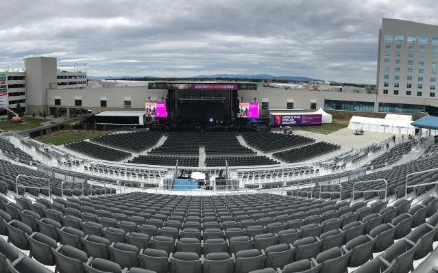 Outdoor concert venue built by Southern Bleacher at Northern Quest Resort & Casino in Airway Heights, WA.