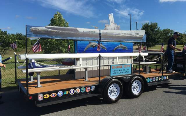 Float for the USS Snook made by the United States Submarine Veterans Northwest Arkansas Chapter
