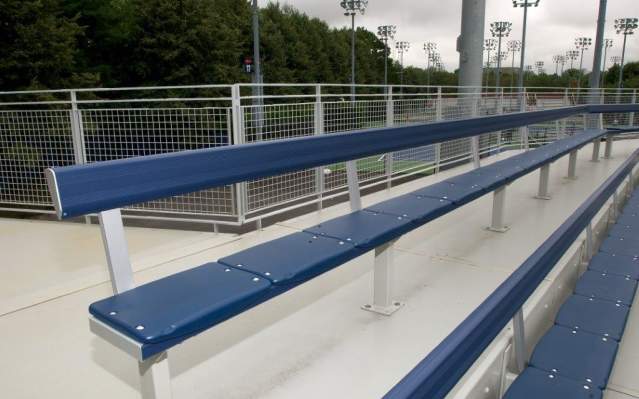 The Southern Bleacher Elite Seat provides added comfort for spectators and fans